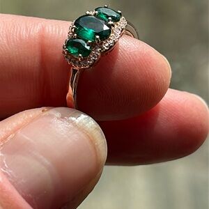 Pandora Green Stone Ring